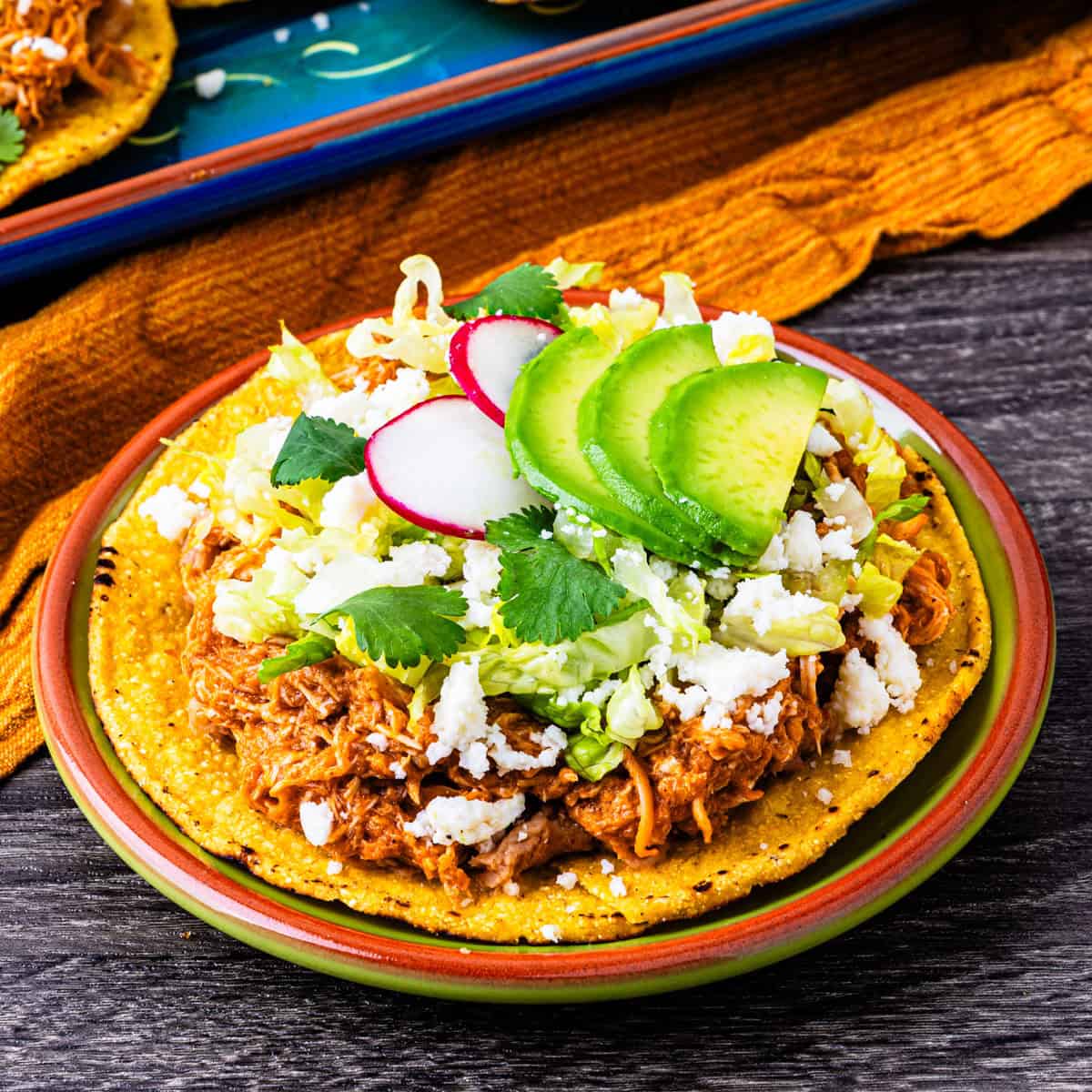 Chicken Tinga Tostaditas