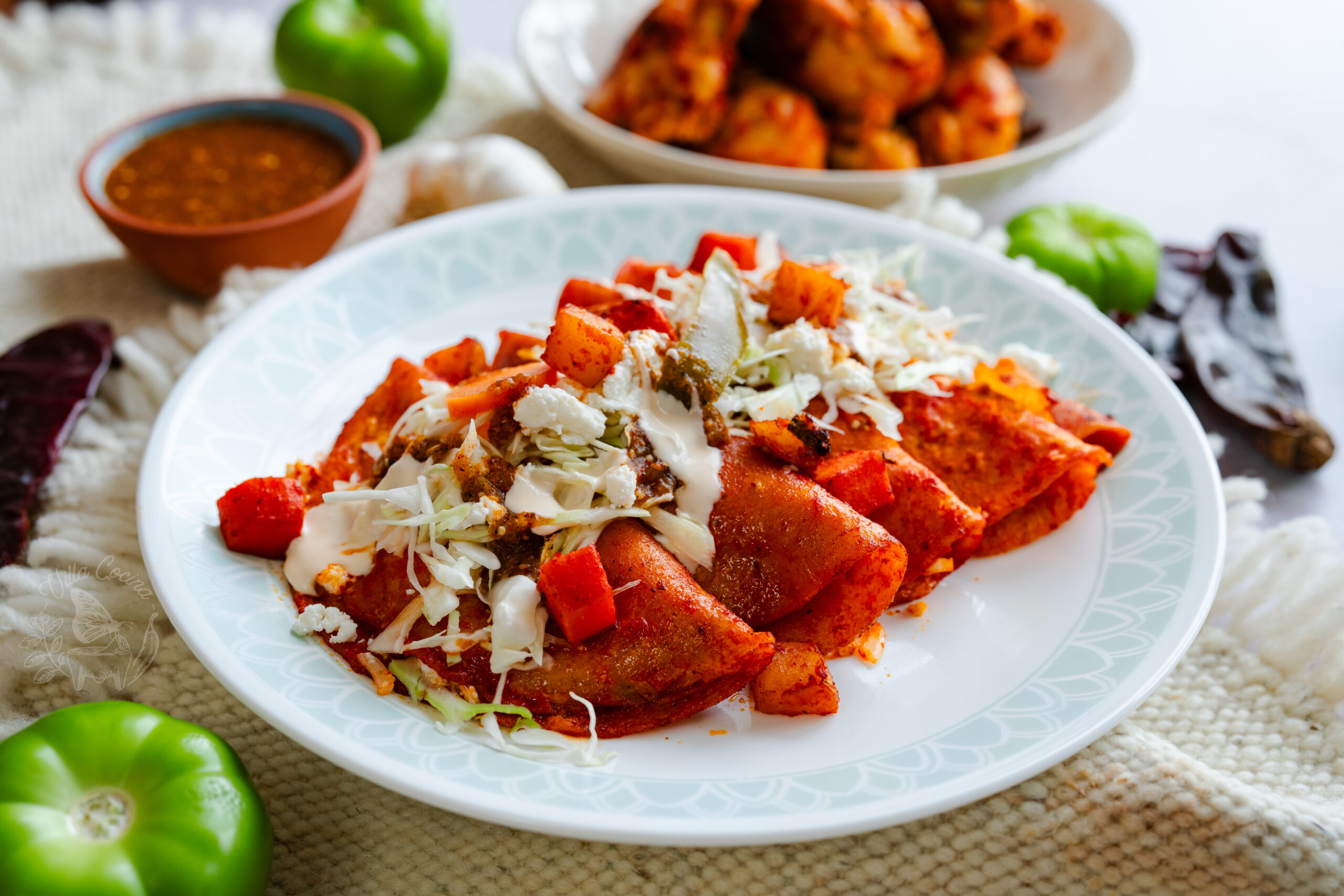 Enchiladas Rojas