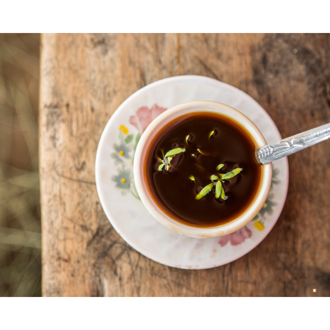 Freshly Brewed Ethiopian Yirgacheffe Coffee
