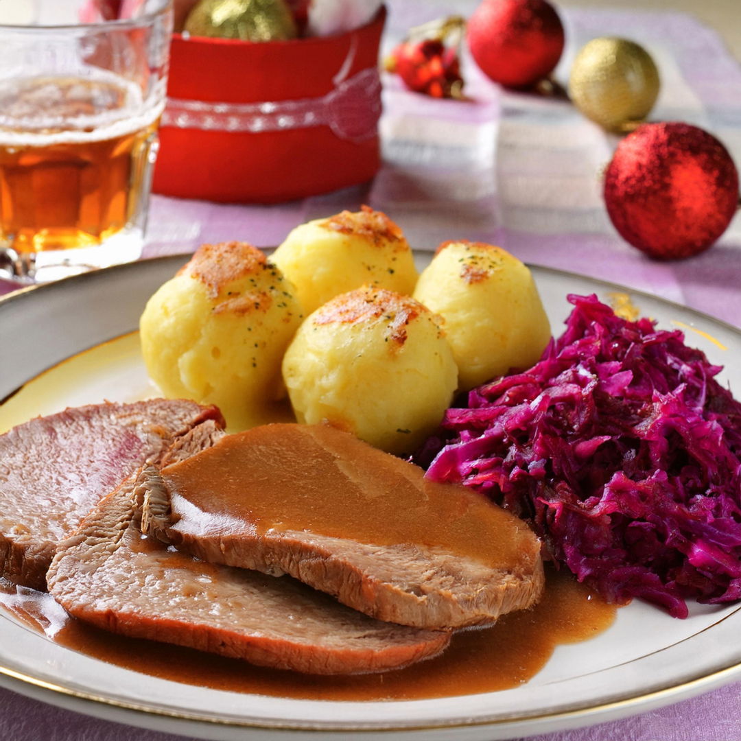 Sauerbraten with Potato Dumplings